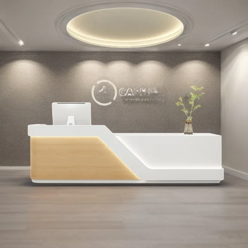 Counter Store Business Aesthetic Reception Counter Salon Checkout Supermarket Spa Furniture Modern Receptie Luxury Hairdresser