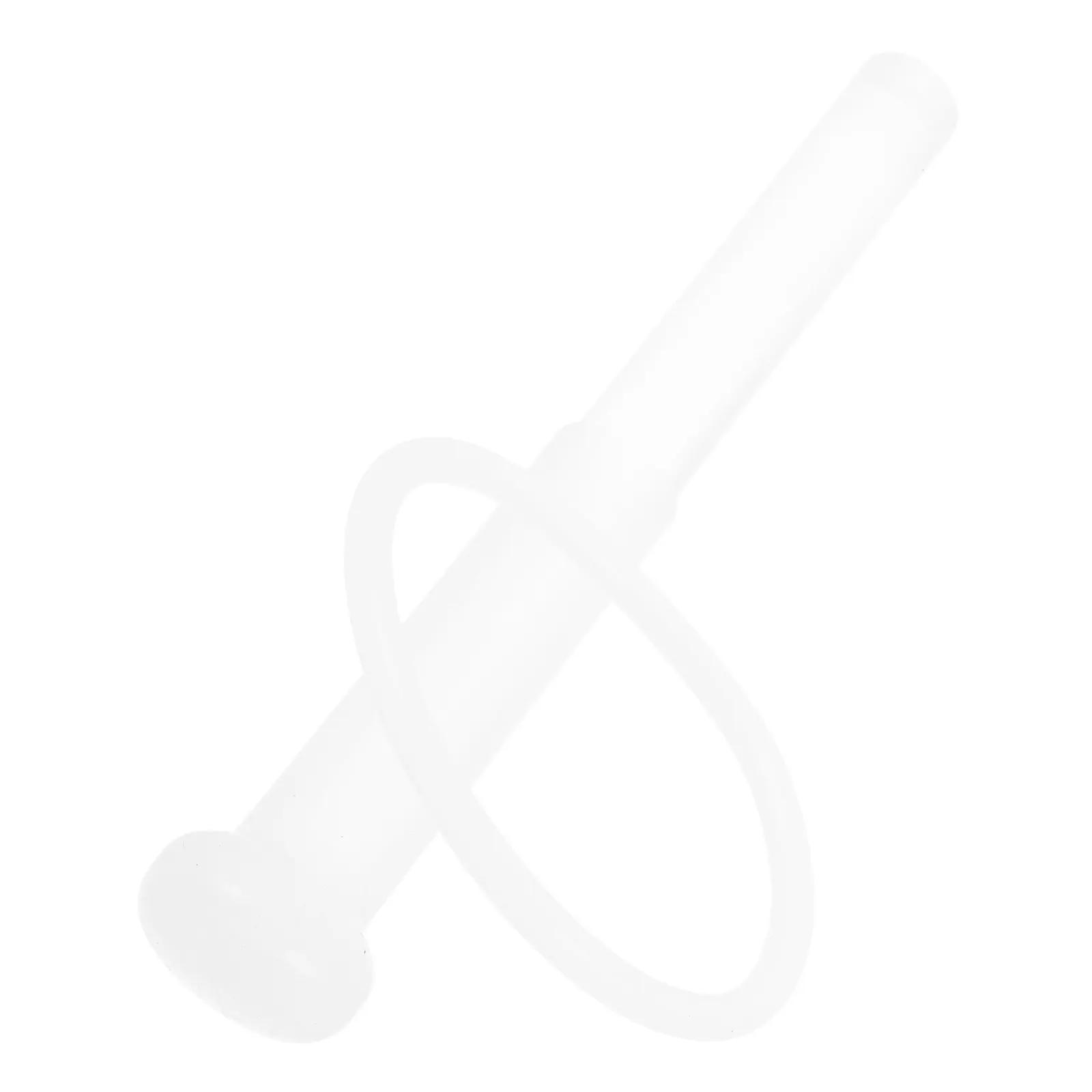 Bâtonnet de percussion en acrylique transparent avec manchon en caoutchouc pour bol de chant, instrument de méditation et de thérapie sonore