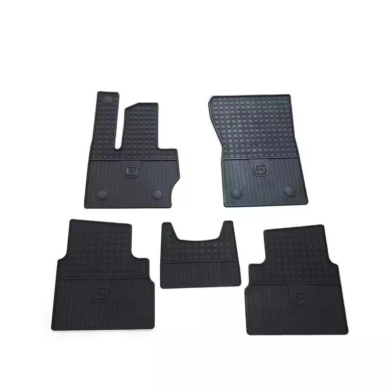 Wholesale durable environmental material rubber 5pcs in one set car floor foot mat for Mercedes Benz G class W464 W463A