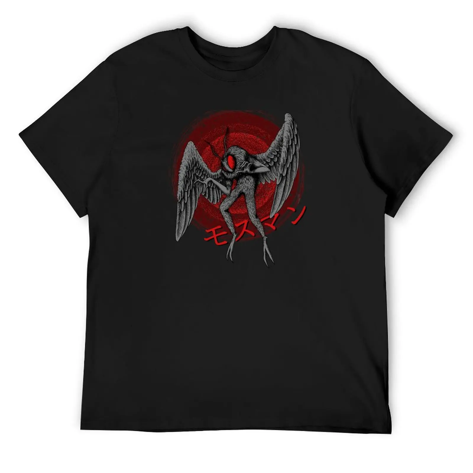 

Mothman - Manga Style Original Cryptid Artwork T-Shirt Louboutins shirts graphic tee vintage clothes t shirt men