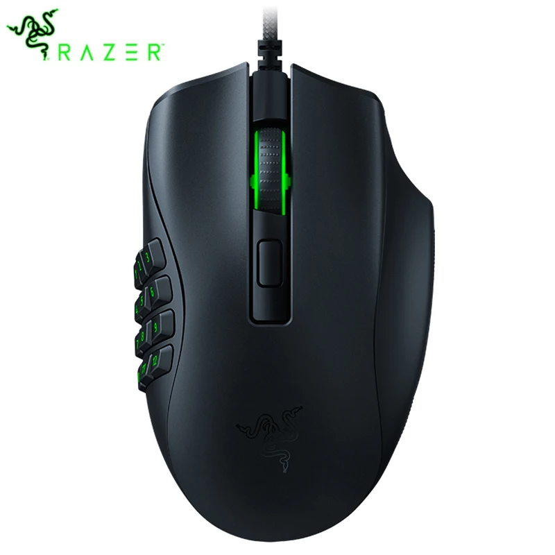 Razer NAGA X Nagagavan Snake Wired Game Mouse RGB Macro Mechanical Multiside Key USB eSports Fantasy 18000DPI for Computer