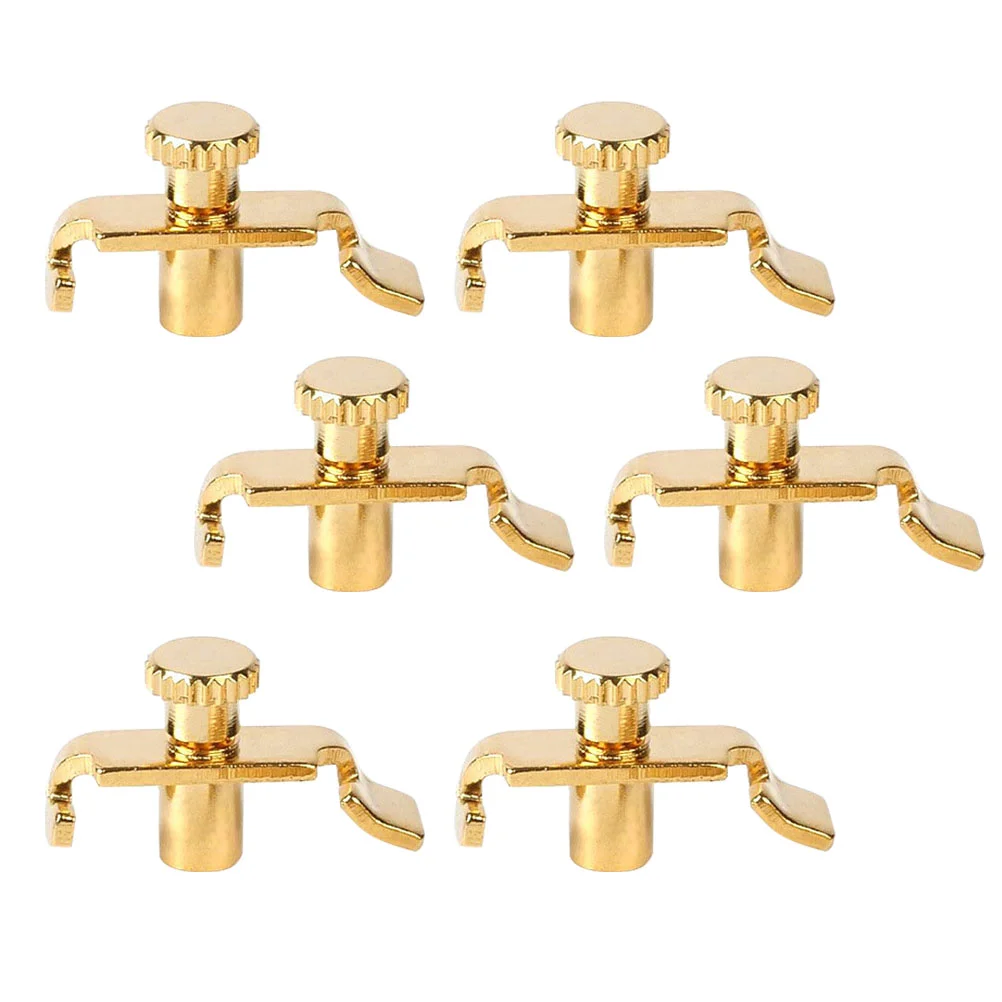 

6 Pcs Erhu Fine-tuning Maintenance Supplies Musical Instrument Parts Instruments Bridge Pin Pullers Luxurious Accessories