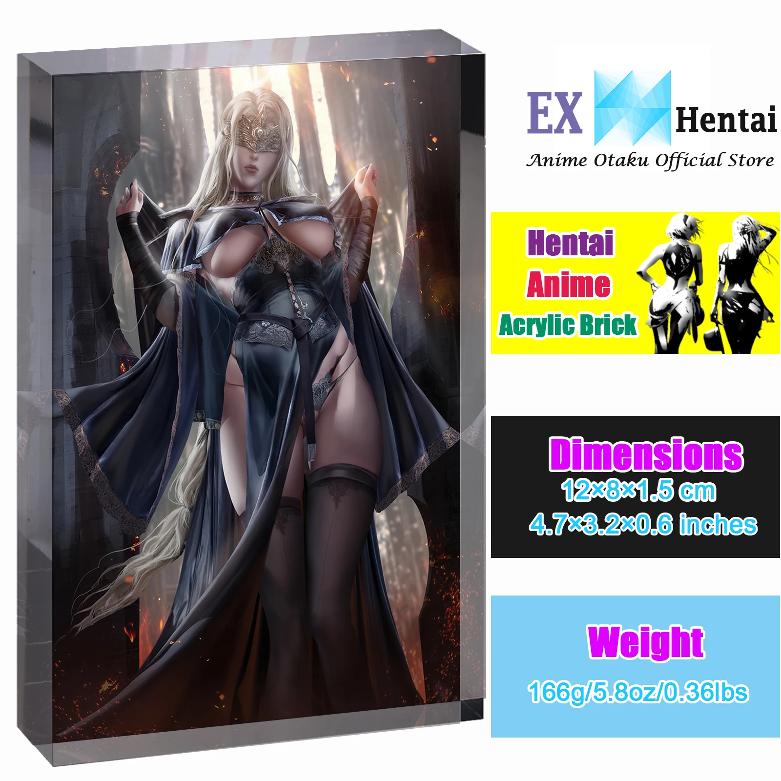 

Sexy Fire Keeper Waifu Desk Poster, Dark Souls Anime Acrylic Block, Gothic Gamer Room Decor, Collectible Gift for Men