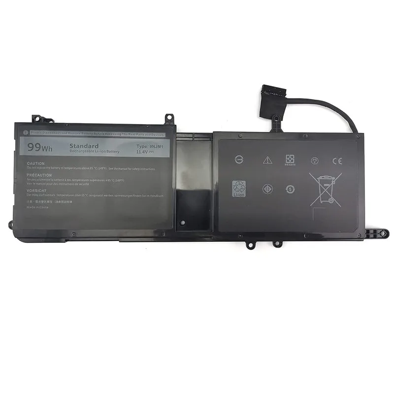 New 11.4V 99Wh 9NJM1 Laptop Battery 9Cell For Dell Alienware 15 R3 R4 17 R4 R5 ALW17C-D1738 ALW17C-D1748 MG2YH HF250 44T2R