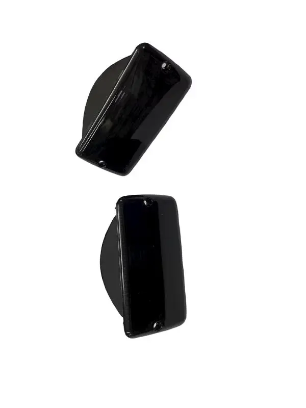 

A Pair Front Corner Turn Signal Parking Light Housing Black Lens for Jeep Wrangler TJ 97-06