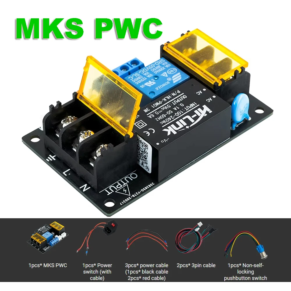 

MKS PWC мониторинг мощности автоматическое обнаружение отключения питания автоматическое отключение питания для продолжения игрового модуля компоненты 3D-принтера