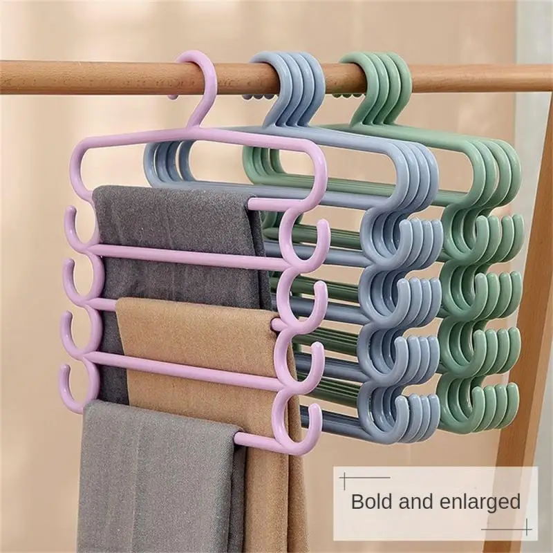 Tie Storage Rack Thickening Material No Trace Anti-skid Organize The Wardrobe Neat And Orderly Pants Rack Tie Storage Storage