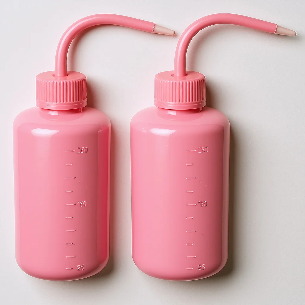 

2Pcs 250Ml Lash Water Bottle Squeezer Plastic Squeeze Bottles for Eyelash Cleaning Portable Wash Bottle with Measuring Scale