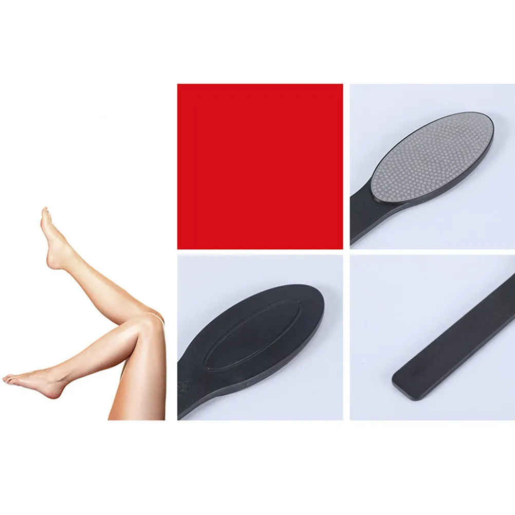 

1Pcs Stainless Steel Foot File Long Handle Foot Grinding Tool for Callus Removal Pedicure Exfoliation Home Use