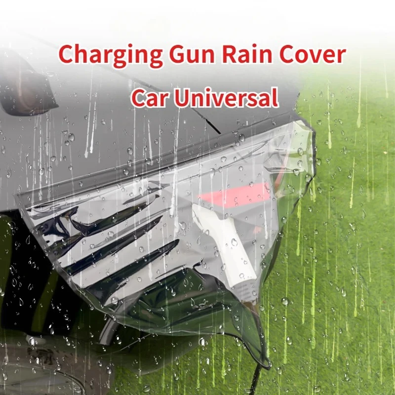 

Charging Gun Rain Cover for Tesla Model 3 Y Charger Port Rainproof Dustproof Cover Outdoor Protection Covers Car Accessories