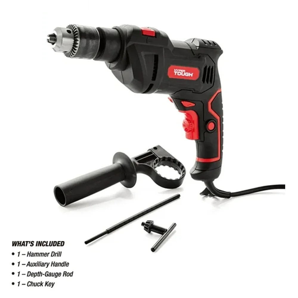 Imagem -02 - Elétrica com Fio Hammer Drill Chuck Keyed 6-amp 120 Volt 2