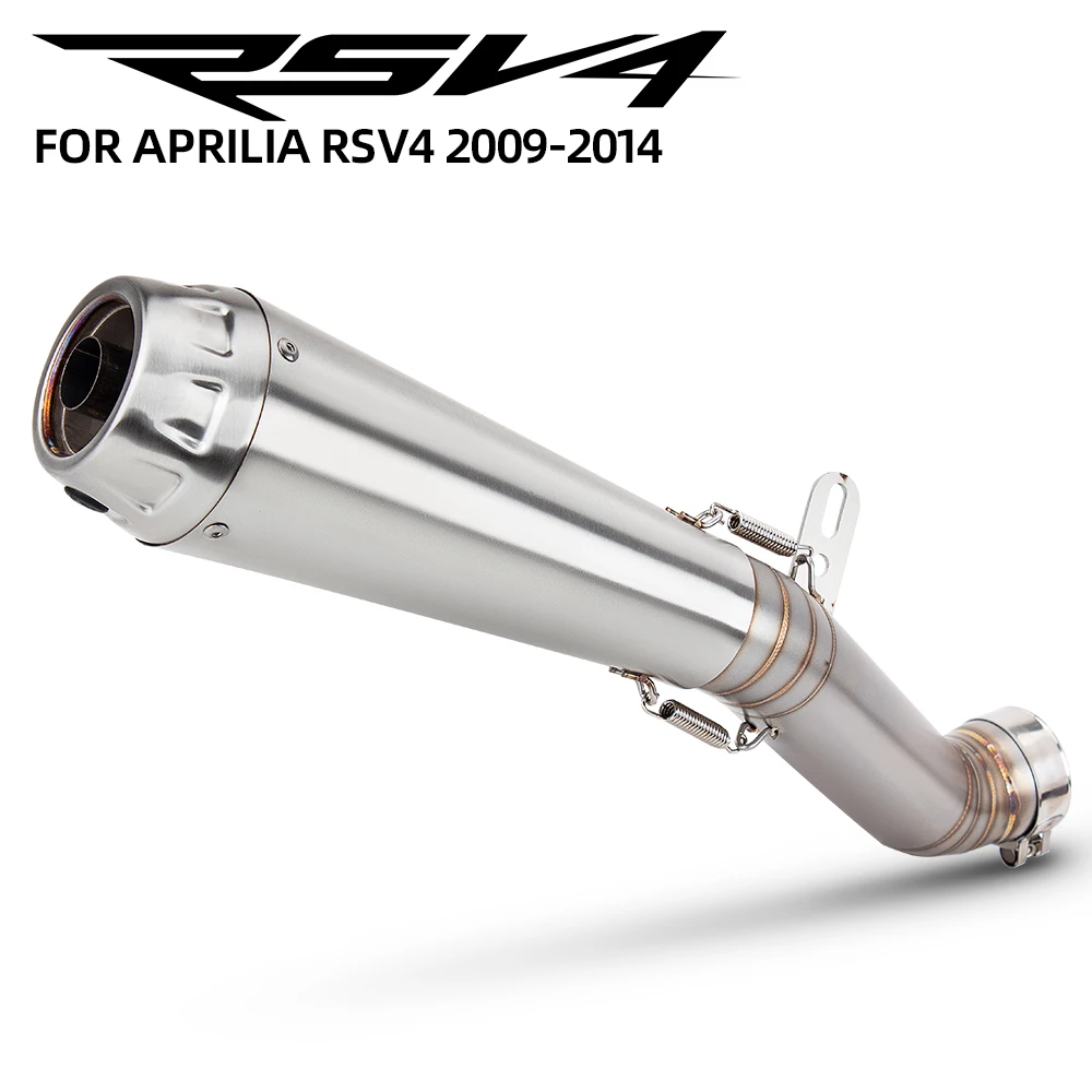 

Для Aprilia RSV4 2009-2014 мотоциклетная выхлопная труба из нержавеющей стали, средняя труба, глушитель ARRO с DB Killer Escape