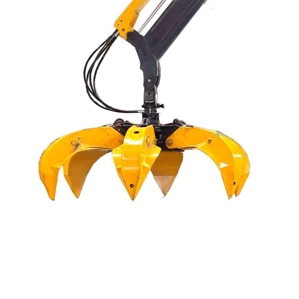 direct manufacturer Truck Crane Orange Peel Grapple for Junk Garbage and Scrap Grab with CE certification