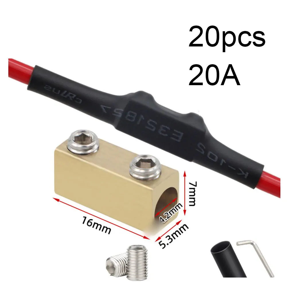 

For Electrical Safety Black Connector Nut Kits Home Electrical Kit Current-carrying Capabilities For Automotive