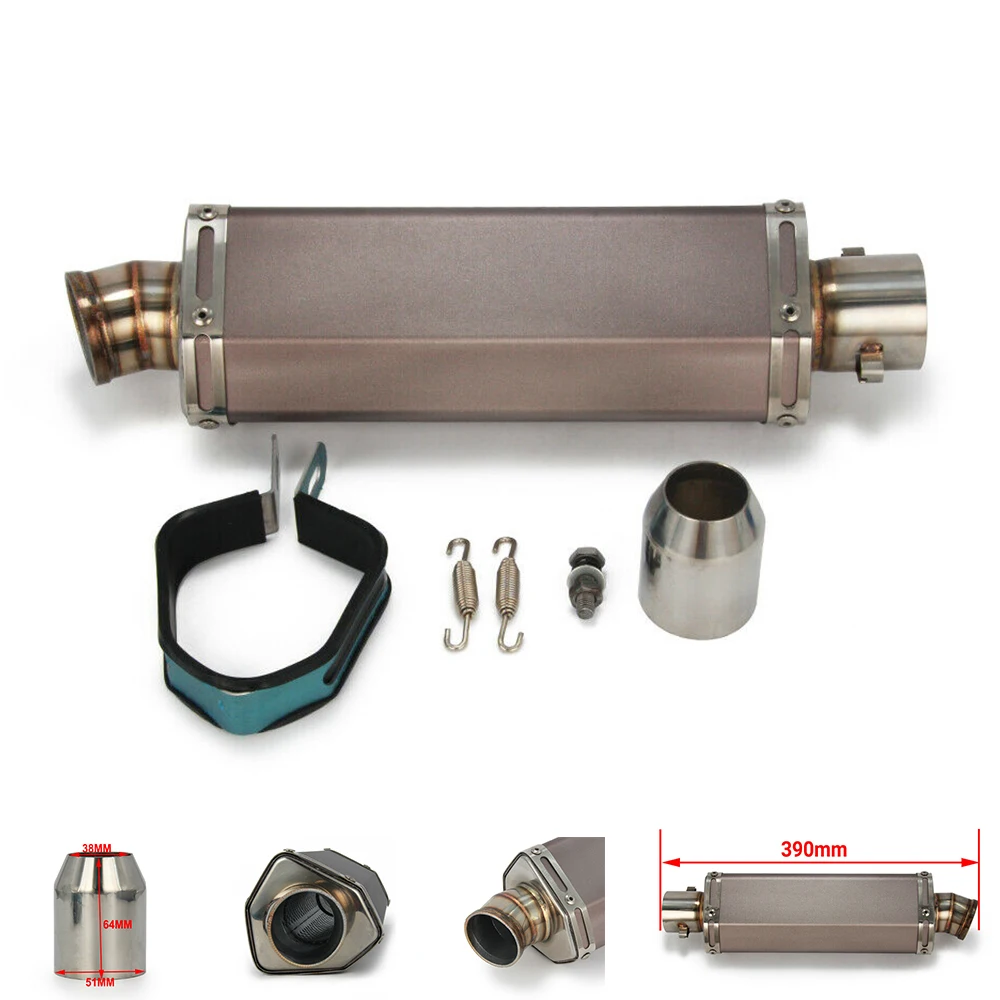 

Exhaust Pipe Universal Hexagon 38-51MM Exhaust Muffler Pipe Scooter For KTM YAMAHA HONDA ATV Dirt Bike Street Bike Motorcycle