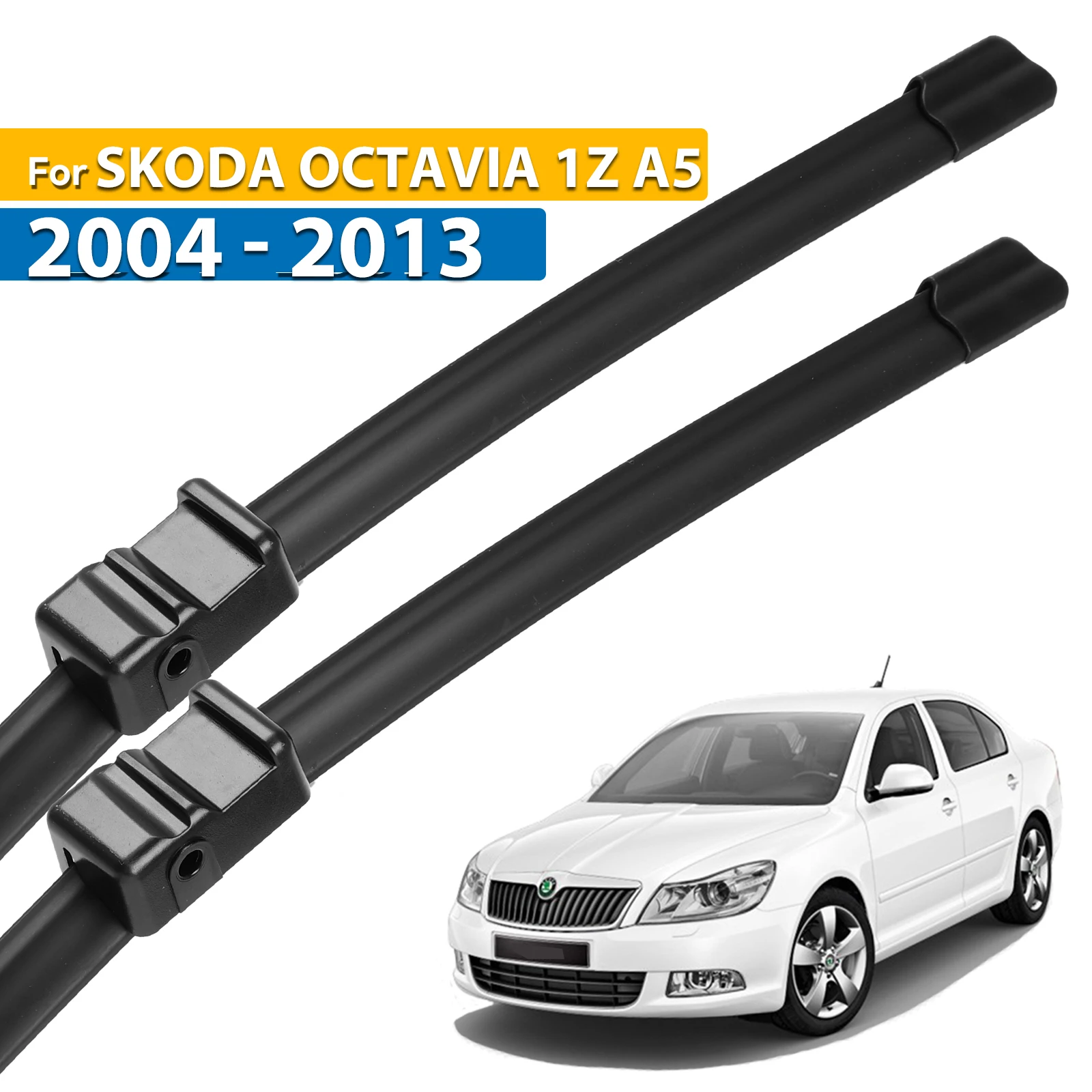Wycieraczka Ericka LHD przednie pióra wycieraczek do Skody Octavia 1Z A5 2004-2013 szyba przednia szyba czyste okno szczotki przeciwdeszczowe 24 "+ 19"