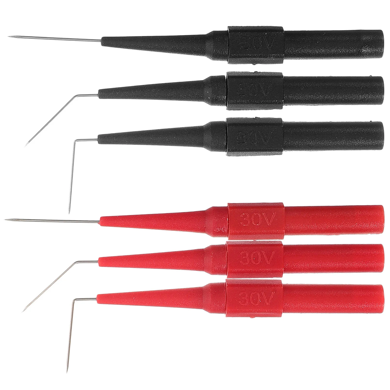 

6 Pcs Test Probe Electrical Testing Probes Puncture Multimeter Needles Copper Automotive