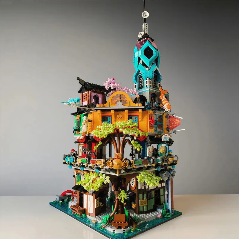 5685 stuks stedelijk tuin bouwsteenmodel - hoge moeilijkheidsgraad volwassen puzzel speelgoed bouwstenen cadeau - verjaardag speelgoed cadeau