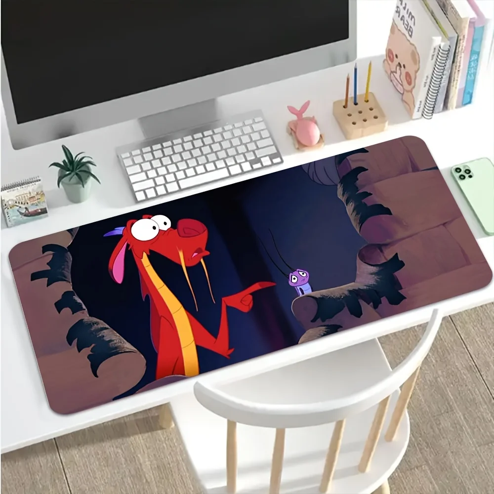 لوحة ماوس ديزني مولان وماوسو، قطعة واحدة كبيرة غير قابلة للانزلاق للألعاب والمكتب، هدية مثالية للهالوين/عيد الميلاد o #2