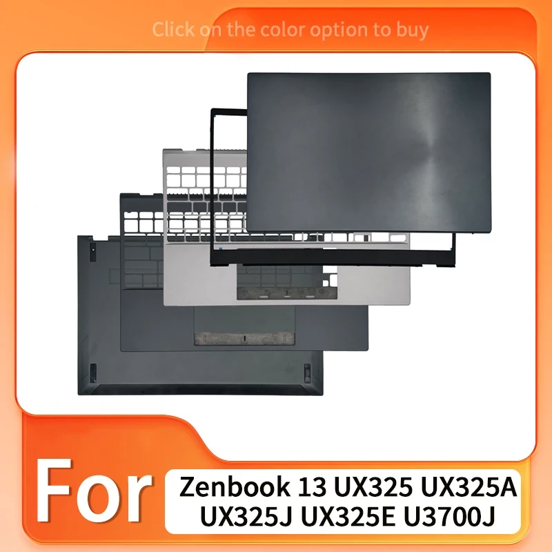 New Repalce Cover For Zenbook 13 UX325 UX325A UX325J UX325E U3700J LCD Back Cover Front Bezel Palmrest Lower Bottom Case Hinges