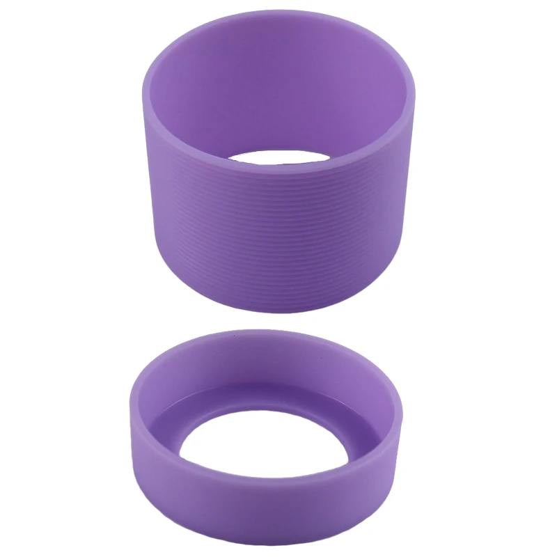 7cm dia Silicone Cup Sleeve Set Insulated Sleeves Cup Holder Silicone Sleeves Heat Resistant Protective Sleeve