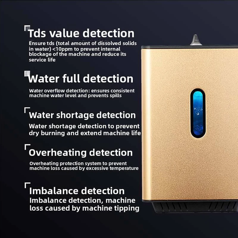MINI Hydrogen Inhalation 225ML Hydrogen Generator Brown Gas Generator Home Hydrogen Rich Water Machine For Breathing