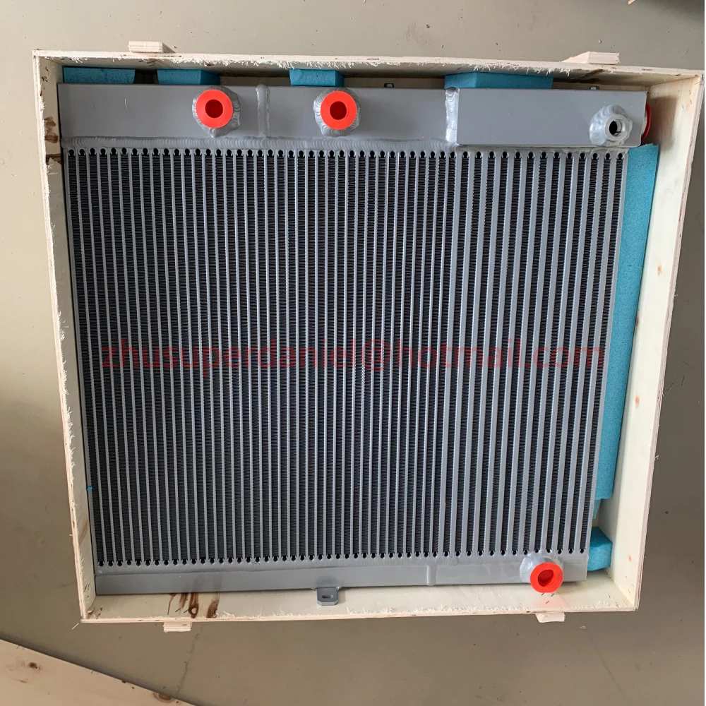 1625473604 plate fin combined air cooler oil cooler for GA37 screw air compressor