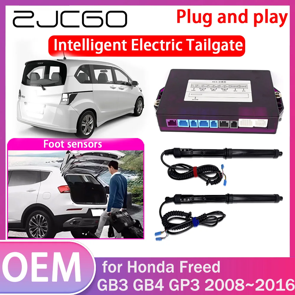 ZJCGO Electric Tailgate Lift Drive Trunk Opening Tail Gate Lift Soft Close Car Door for Honda Freed GB3 GB4 GP3 2008~2016