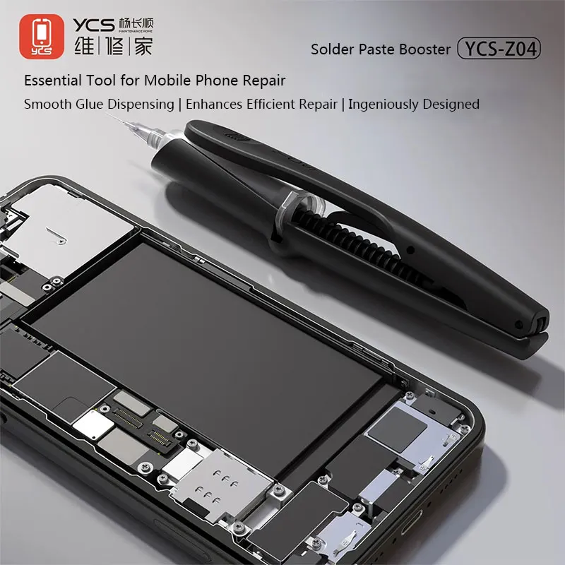 

YCS Z04 10 мл 5 мл сварочное масло, усилитель зеленого масла с 3 игольной трубкой, трудосберегающий толкатель для припоя флюса/инструмент для экструдера Розина