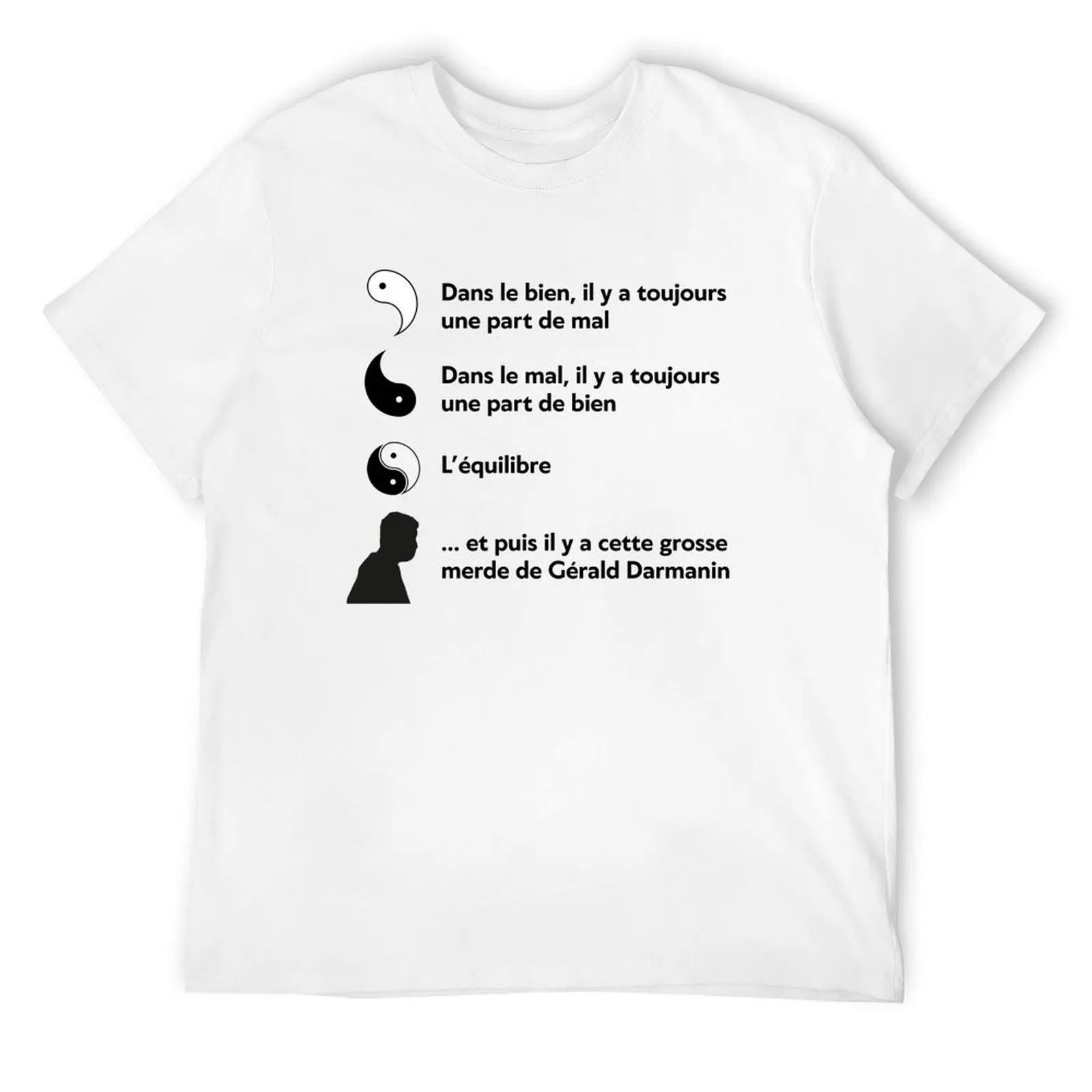 

There is good, there is evil with a part of good, and there is Darmanin T-Shirt sublime kawaii clothes plain black t shirts men
