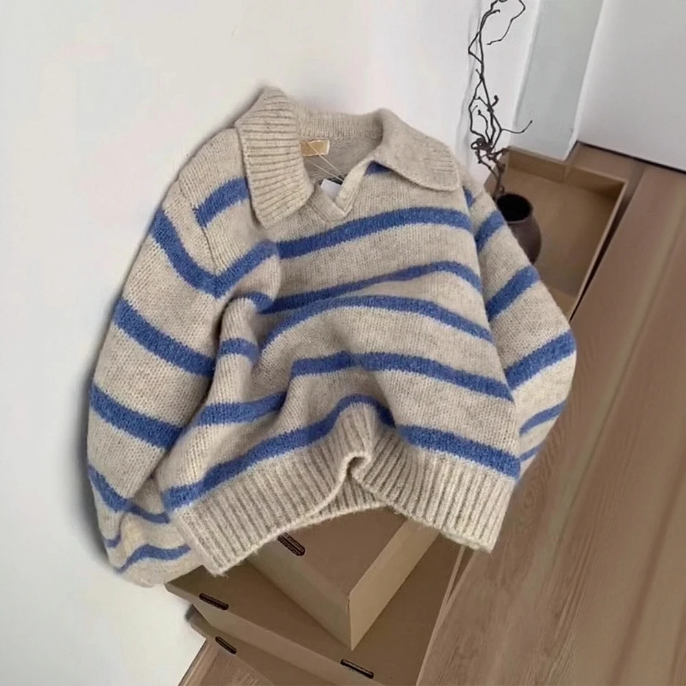 

Свитер с длинными рукавами и круглым вырезом в деловом стиле, облегающий дизайн, прямые рукава-трубы, украшение не требуется