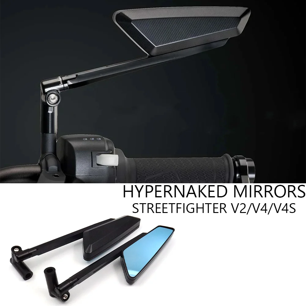 

Motorcycle Mirrors for Ducati Streetfighter V2 Adjustable Side Mirrors StreetfighterV4S Accessories Hypernaked Rearview