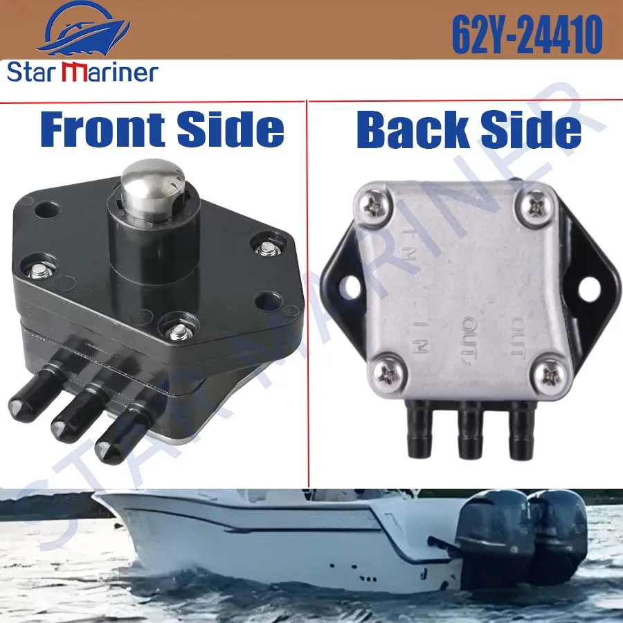 

Fuel Pump Assy 62Y-24410 For Yamaha Mercury 4T F 25HP 30HP 40HP 50HP 60HP Outboard Motor 62Y-24410-04-00 62Y-24410-02-00