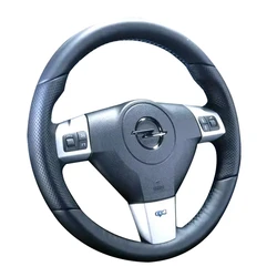 Hand Stitched Microfiber Leather Car Steering Wheel Cover For Opel Astra Borant 2006 2007 2008 Original Steering Wheel Braid