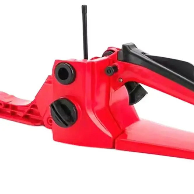52cc Chainsaw Fuel Tank Assembly With Throttle Handle For 58 Forestry Saw Parts Red Gas Container Replacement Accessories