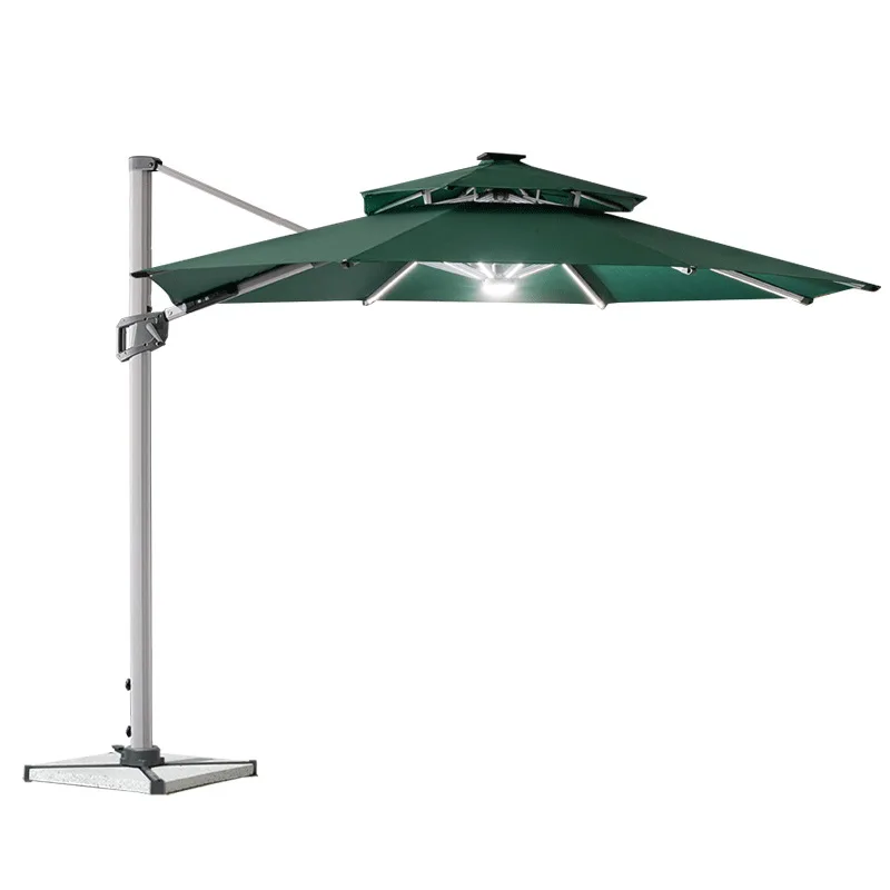 

Outdoor umbrella, terrace garden, Roman umbrella, outdoor stall LED with light