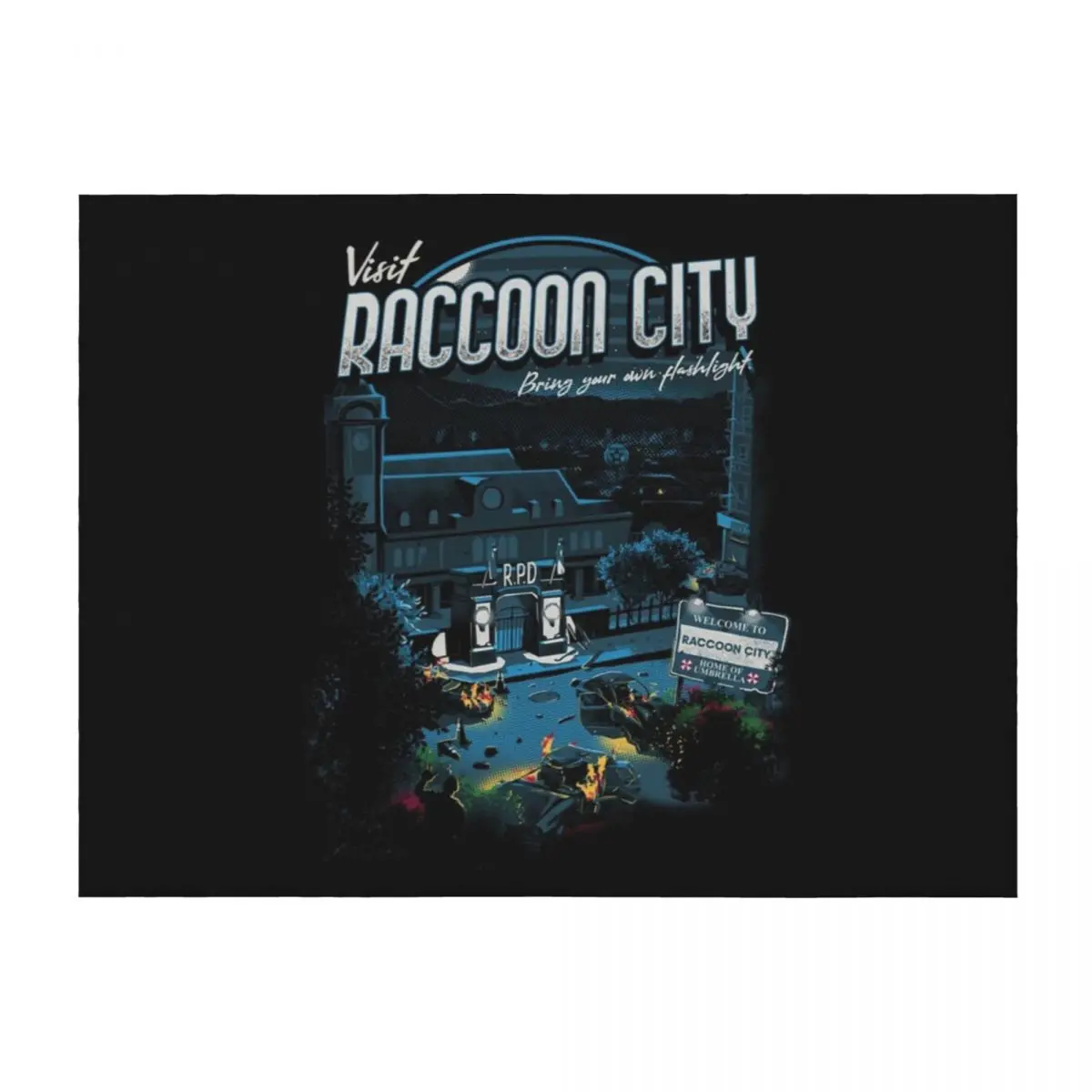 

Visit Raccoon City Home of Umbrella Essential Throw Blanket Picnic Polar Bed covers For Sofa Thin Blankets