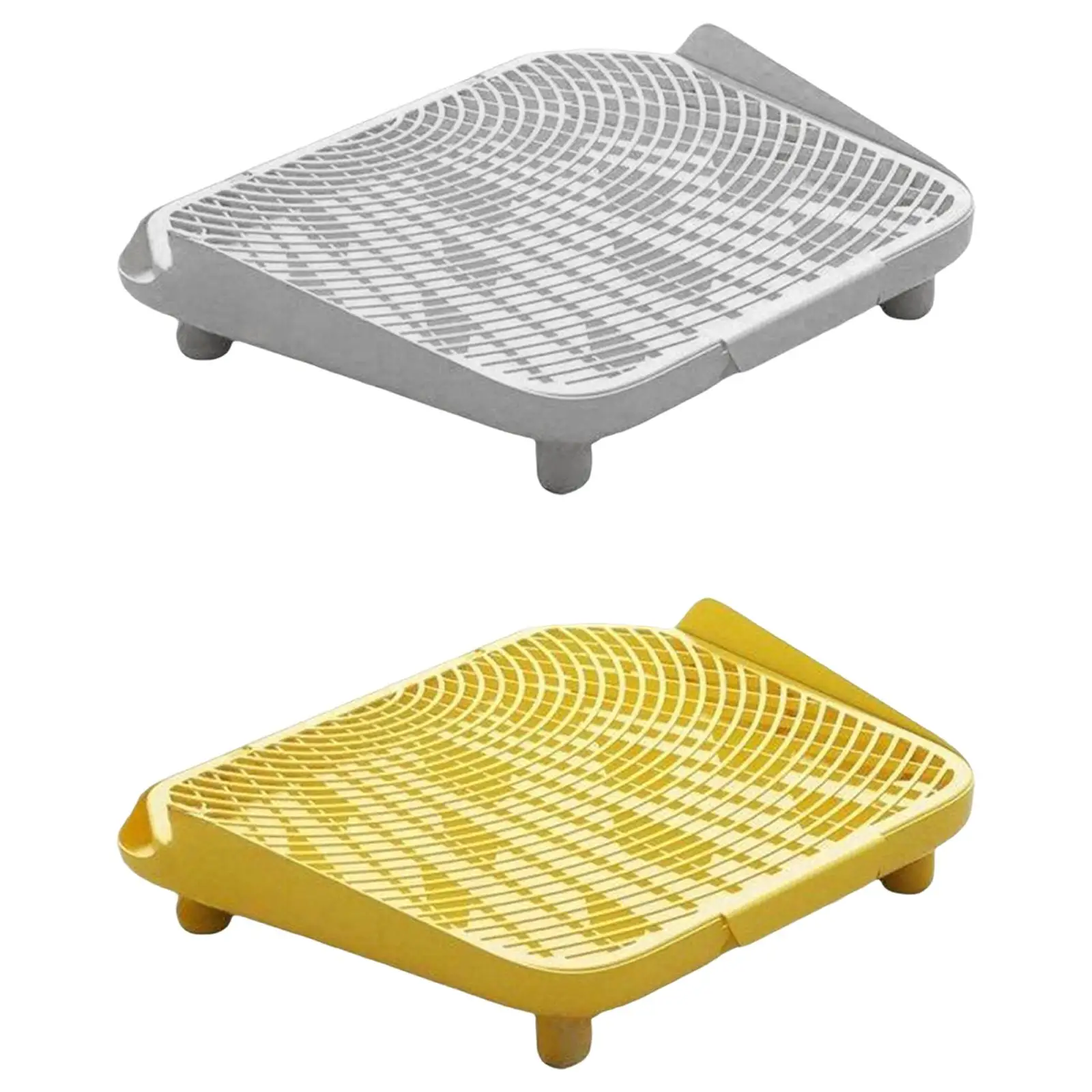 

Cat Litter Ramp, Anti Slip Double Layered Reusable Litter Trapping Mat for Indoor Cats Lavatory Bedroom Living Room Pet Supplies