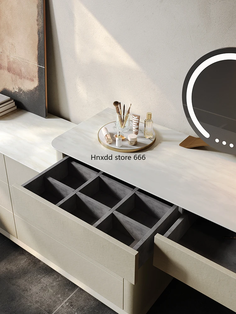 Commode de luxe en marbre naturel, commode intégrée