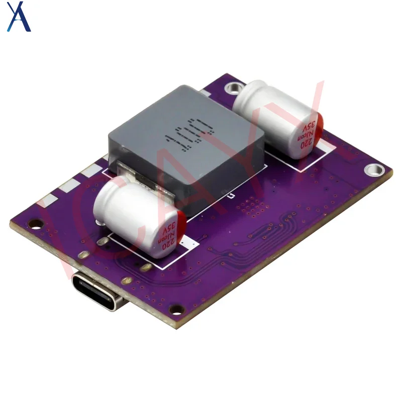 โมดูลชาร์จเร็ว IP2368 แบบสองทาง 100w อินเตอร์เฟซ Buck-Boost Type-c แบตเตอรี่ลิเธียม 4S บอร์ดชาร์จเร็วกำลังสูง