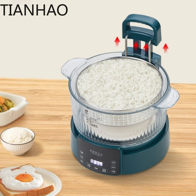 3L Low Sugar Rice Cooker Automatic Rise Steam Healthy Electric Pot Separate Rice Soup Steamer for Healthy Eating Diabetic Diet