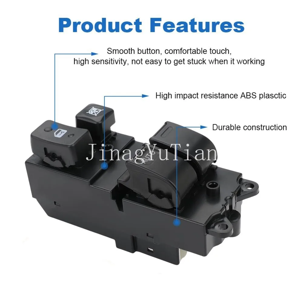Electric Window Control Switch Glass Lifter Regulator Button Parts for Toyota RAV4 Camry Pickup T100 & Tacoma Car Accessories