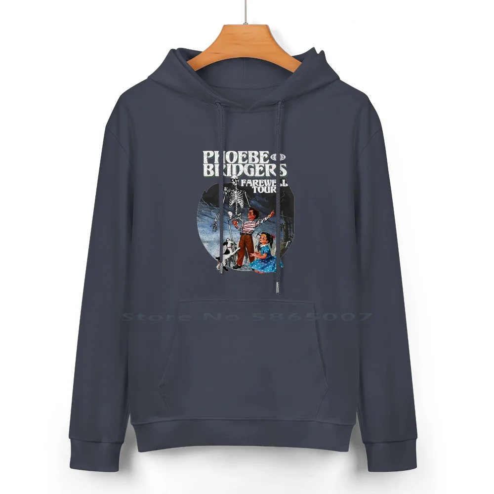 Phoebe Bridgers Farewell Tour Pure Cotton Hoodie Sweater 24 Colors Phoebe Bridgers Farewell Tour 100% Cotton Hooded Sweatshirt