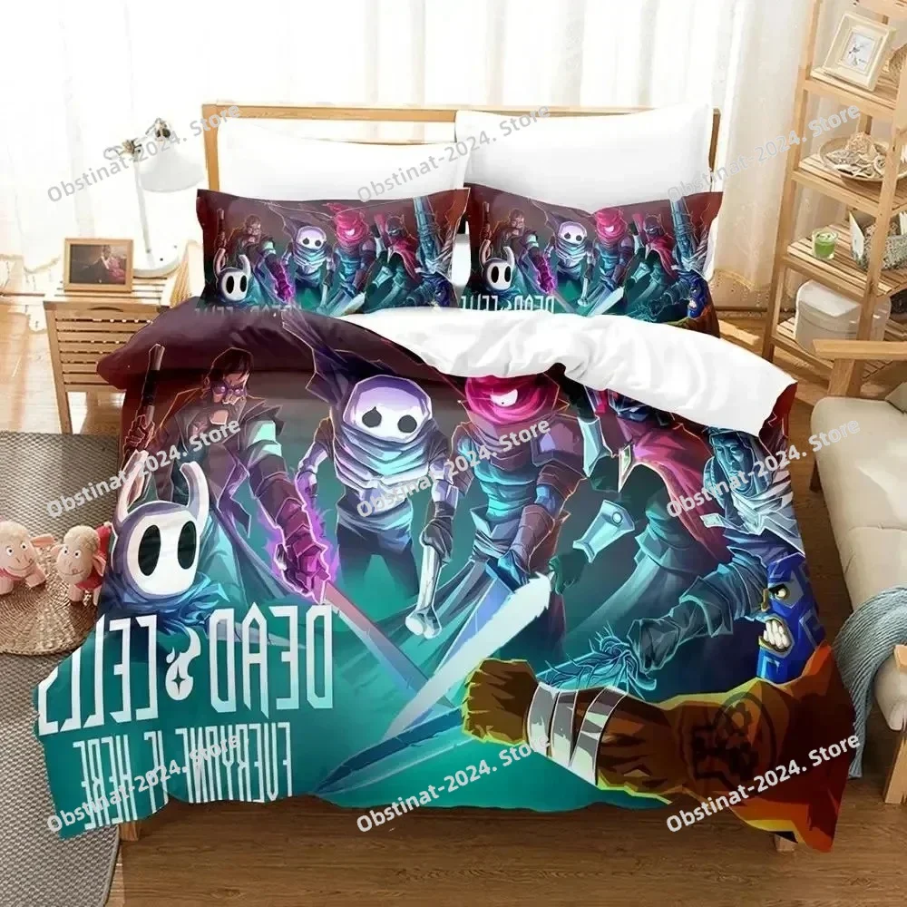 

3D Print Game Dead Cell Bedding Set Duvet Cover Bed Set Quilt Cover Pillowcase Comforter king Queen Size Boys Adult Bedding Set