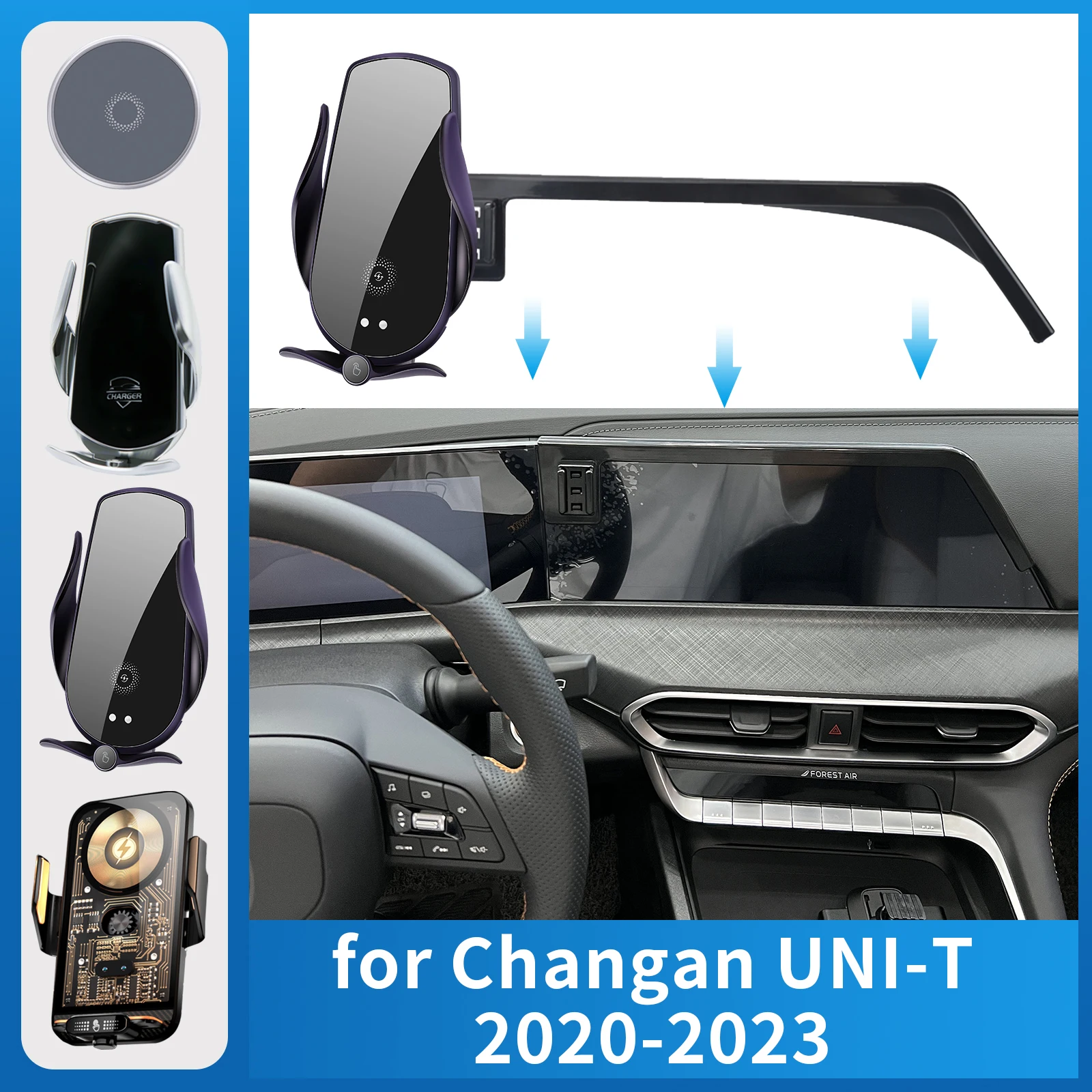 

Car Mobile Phone Holder for Changan UNI-T UNIT 2020 2021 2022 2023 Charging Bracket Navigation Stand Auto Accessories