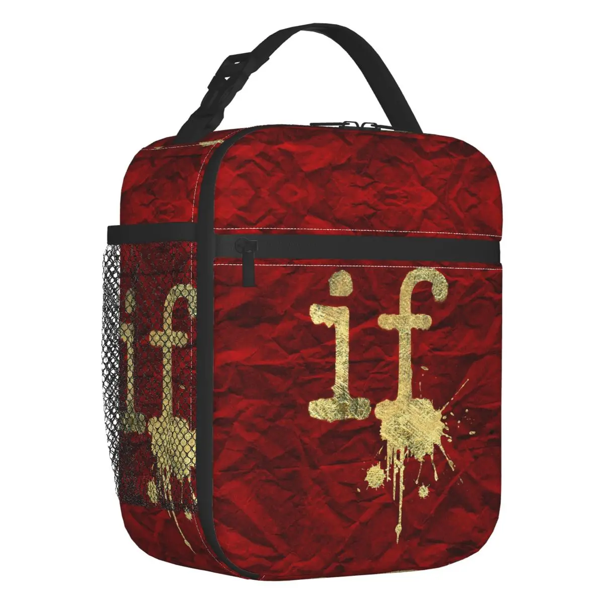 Custom If Msi Mindless Hip Hop Punk Rock Self Indulgence Insulated Lunch Bags Electro Resuable Thermal Cooler Bento Box