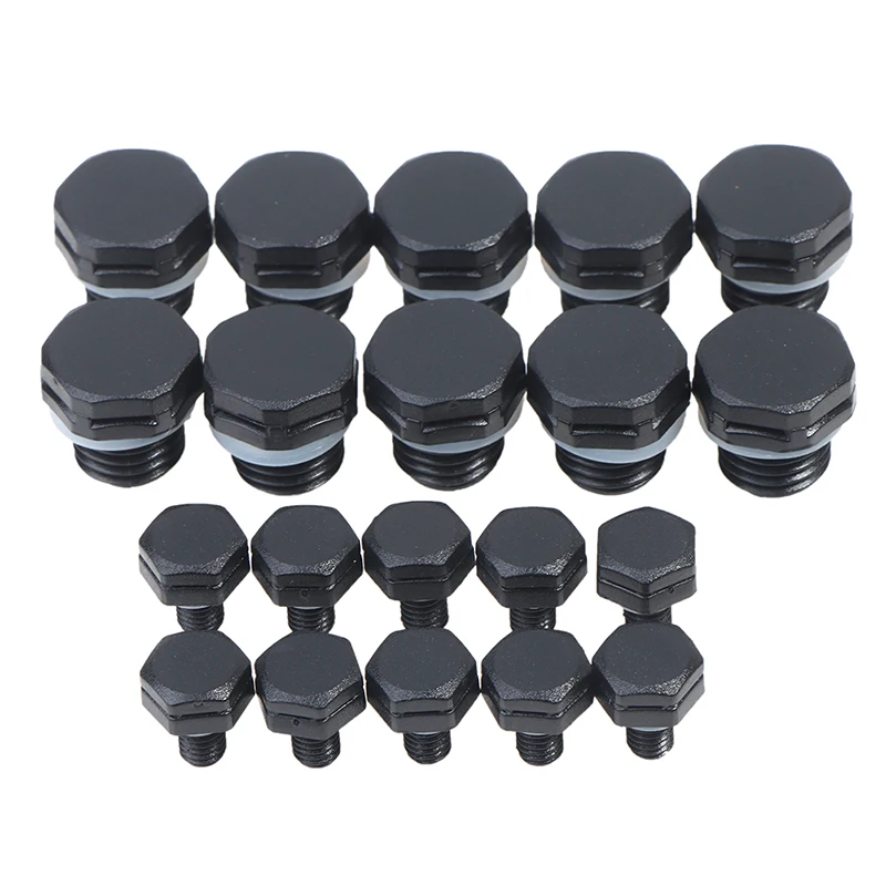 10pcs M12*1.5 Nylon Waterproof Air Vent Valve Screw In Protective Vent Plug