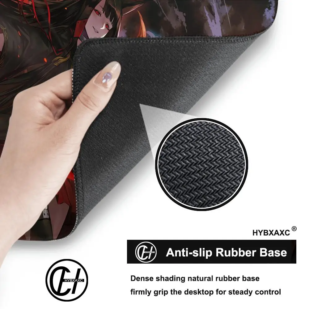Akagi A-Azur Lane Mousepad لوحة ماوس ألعاب كبيرة LockEdge سميكة لوحة مفاتيح الكمبيوتر الجدول حصيرة مكتبية