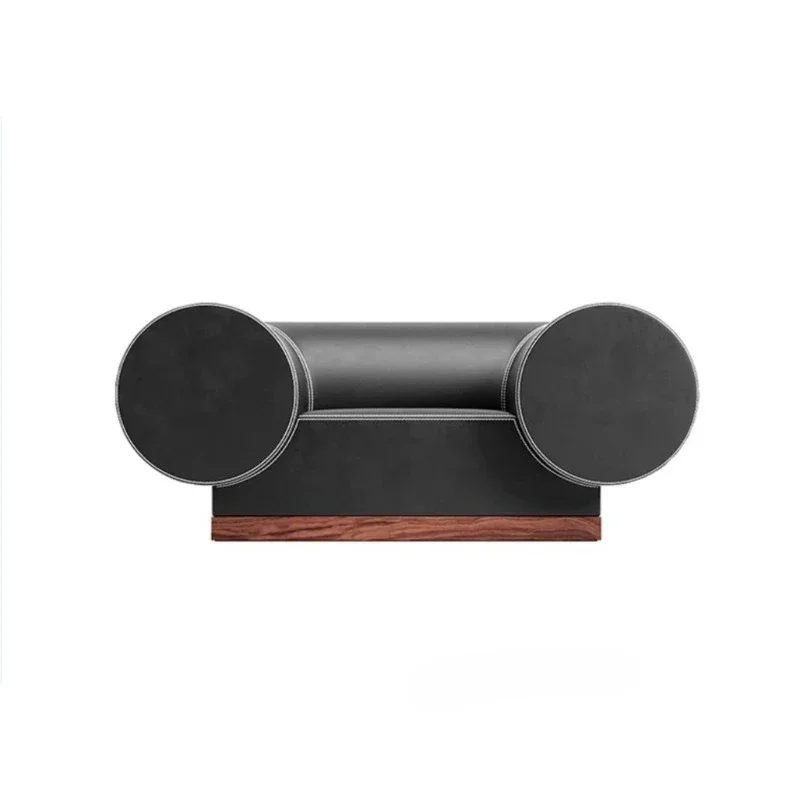 Designer retro replica light luxury large apartment special-shaped living room geometric sofa