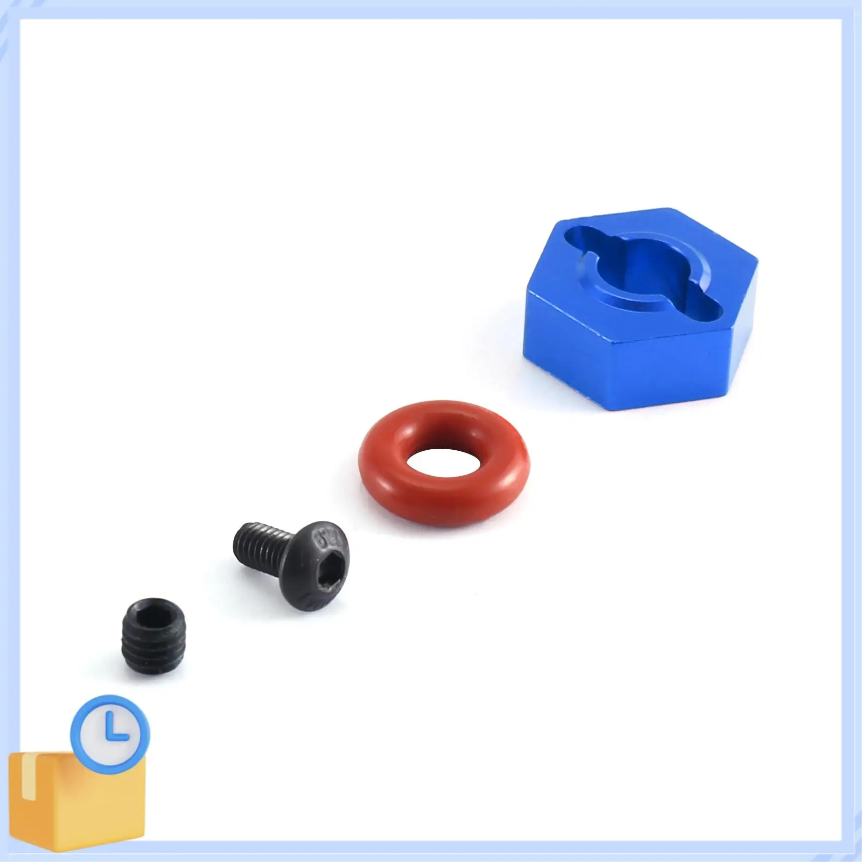 

ABTK-Suspension Arm Drive Shaft CVD Metal Replacement For ARRMA 1/10 Big Rock 4X4 V3 3S BLX Blue